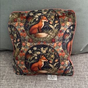 Fox and Floral Balsam Pillow
